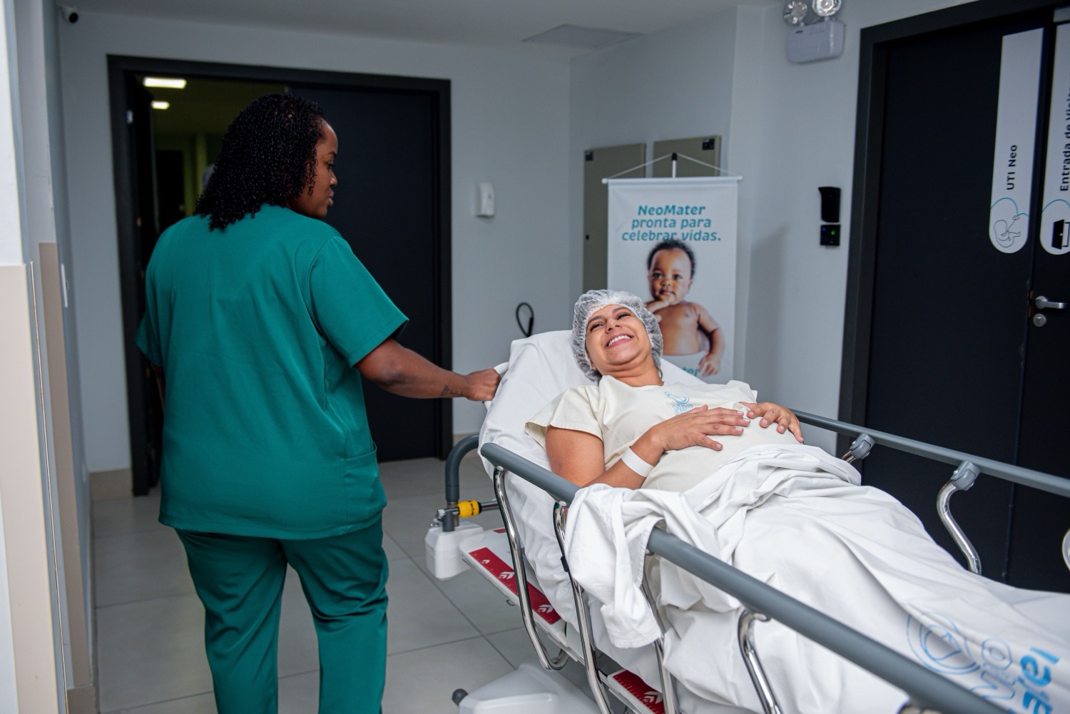 Patiententransport zwischen Stationen