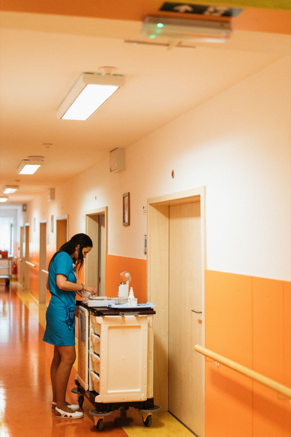 Betreuung im Wohnbereich des Pflegeheims
